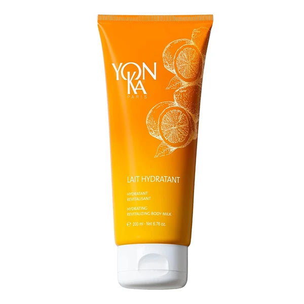 Yonka Sweet Orange Body Milk, Lightweight Body Moisturizer with Vitamin E to Repair Skin, Natural Almond and Coconut Oils Hydrate Dry Arms and Legs (200ml)