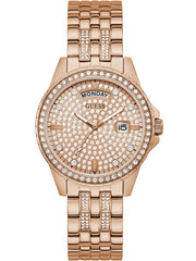 Guess Women Analogue Quartz Watch with Stainless Steel Strap GW0254L3