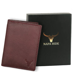Napa Hide by Wildhorn RFID - CRD Maroon
