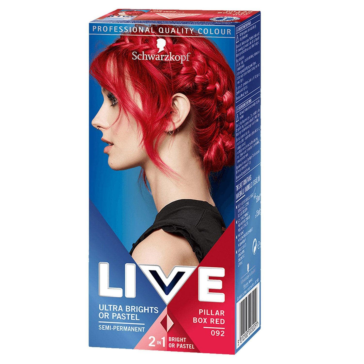 Schwarzkopf Life XXL Hair Color 092 Column Box - Red 1