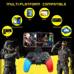 Mobile Gaming Controller for iOS, for Android, for iPad, Tablet, PC, Phone Wireless Controller for iPhone 14 13, for galaxy S22 21, Android Phones, for COD Mobile, for Genshin Impact, for Cloud Gaming