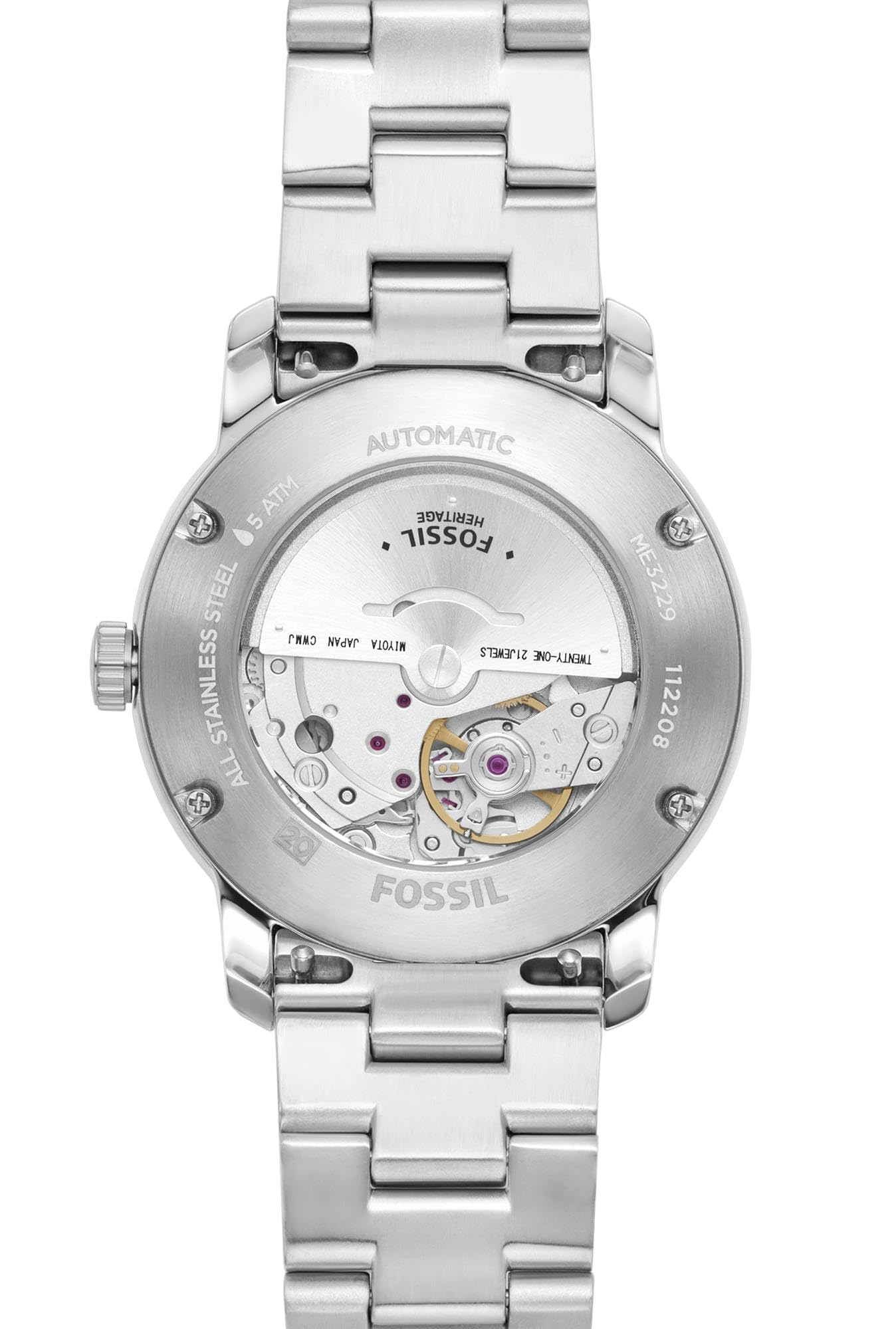 Fossil Heritage Analog Women's Watch Silver