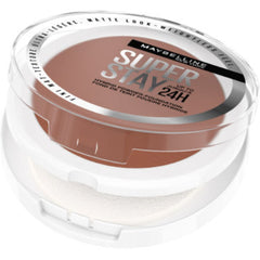 Maybelline Powder Foundation, Long-lasting 24H Wear, Medium to Full Coverage, Transfer, Water & Sweat Resistant, SuperStay 24H Hybrid Powder Foundation, 75