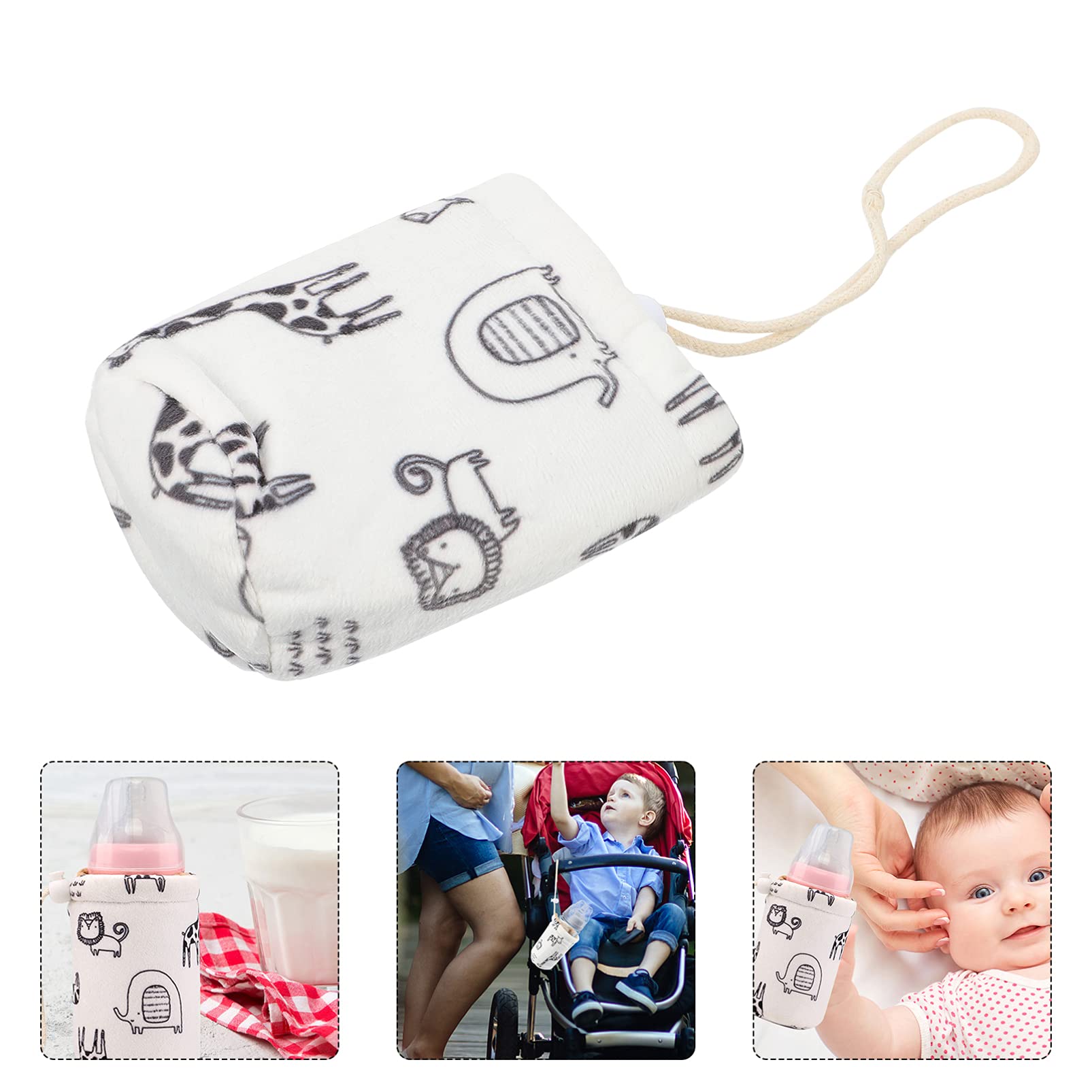 Healifty Baby Bottle Sleeves Warm Baby Bottle Cover Glass Bottles