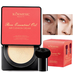 Foundation Cushion,Air Cushion BB Cream - Mushroom Cushion Moisturizing, Hydrating, Covering Blemishes For Wedding, Party, Great Gifts For Birthday Gifts