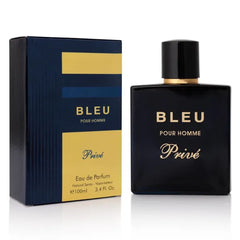 URBAN COLLECTION Bleu Pour Homme Prive Cologne for Men, Woody Aromatic Intense Fragrance, Rich Sandalwood Labdanum Amber Leather, Resinous Woods, Long Lasting Luxurious Scent 3.4 oz / 100ml