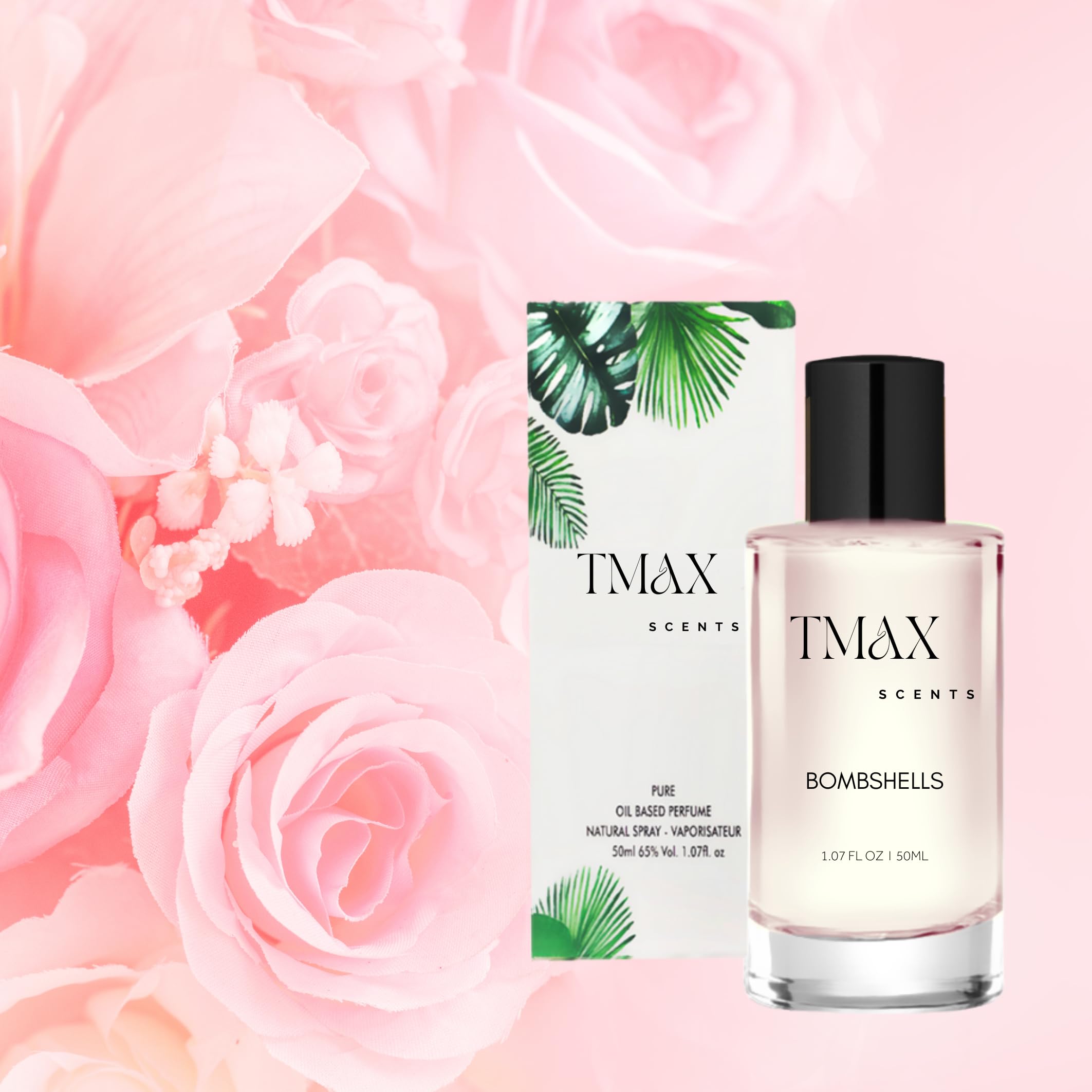 TMAX Scents Bombshells Perfume Fragrance for Women Impression of V.s Bomb shel 50ml Extrait de Parfum Ladies Perfume