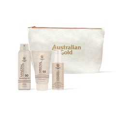 Australian Gold Mineral Spray & Body Lotion Sunscreen SPF 50 | Nude Tint