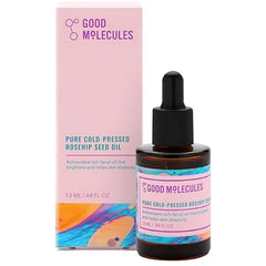 Good Molecules Pure Cold Pressed Rosehip Seed Oil 100% Natural Rose Hip Oil Light Weight Face Moisturizer for Anti Aging, and Plumping Hydrating Facial Skin Care