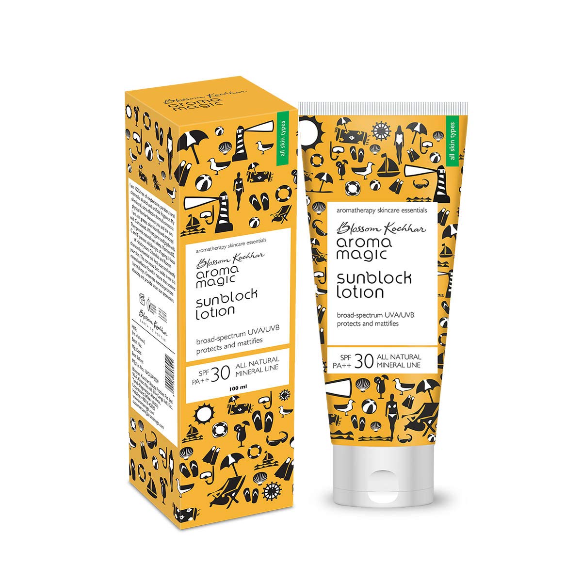 Aroma Magic Sunscreen Sun Block Lotion, SPF 30, 100 ml