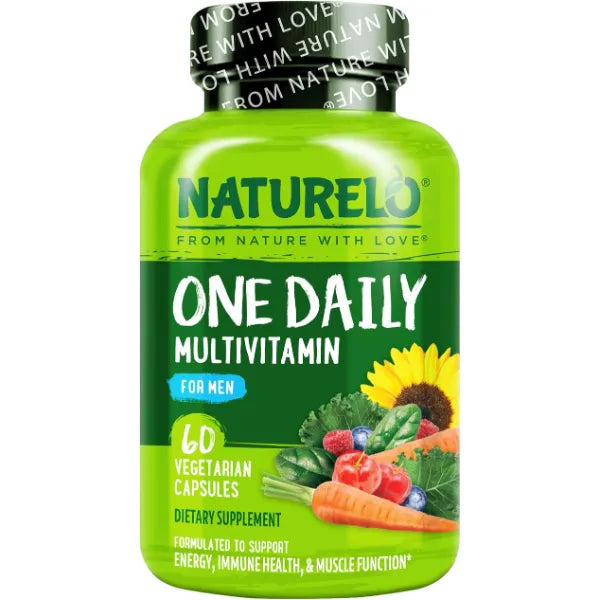 NATURELO Multivitamin for Men One Daily, 60 Vegetarian Capsules