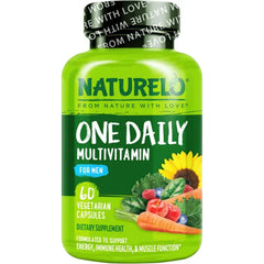 NATURELO Multivitamin for Men One Daily, 60 Vegetarian Capsules