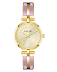 Anne Klein Women's Bangle Watch, Lavender/Gold