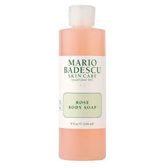 Mario Badescu Rose Body Soap  For a Pampered, Refreshed, and Hydrated Skin  Scented with the Sweetest Hint of Floral  Shower Gel for Daily Use 8 fl. oz. 236 ml