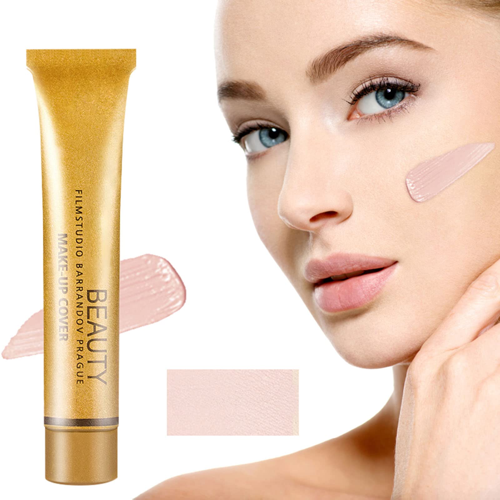 1pc Foundation Durable Waterproof Foundation Oil Control Concealer Foundation Long Lasting Non Removal Sweatproof And Waterproof Foundation It Breakout (G, One Size)