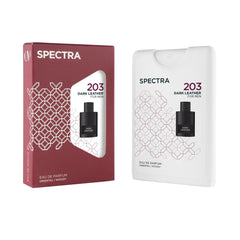 Spectra Pocket 203 Dark Leather EDP Unisex Perfume - 18ml