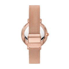 Fossil Women's Quartz Watch, Analog Display and Stainless-Steel Strap Multi-Colour