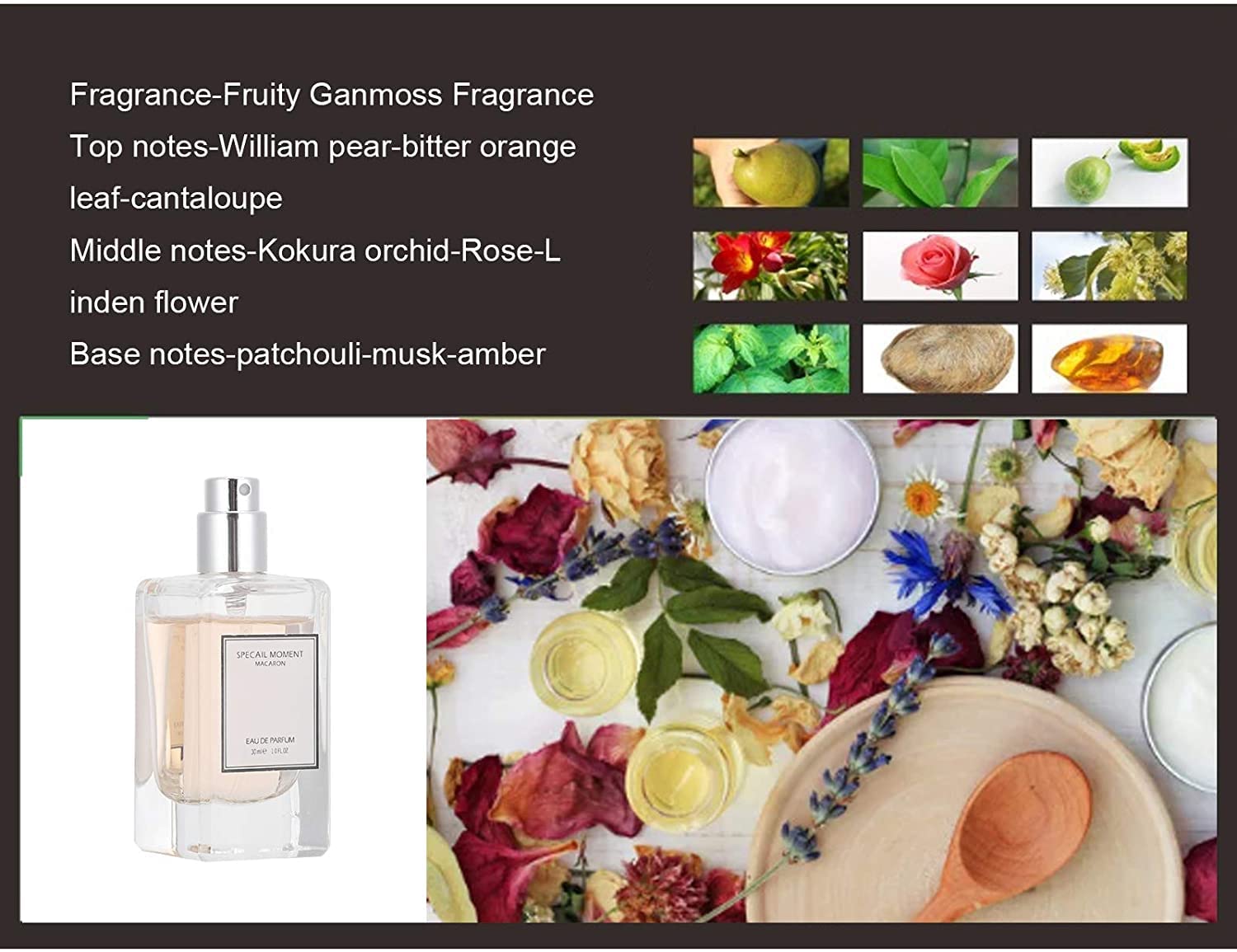 30ml Eau de Parfum Lady Perfume Spay for Women Long‑Lasting Atomizer Female Perfume Light Fragrance Eau de Toilette Day or Night Travel Use (#2)