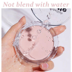 Matte Face Powder - Loose Setting Powder - Translucent Face Powder - Oil Control Finishinig Makeup Powder - Lightweight Fixing Longlasting Beauty with Powder Puff - Waterproof Compact Powder (PINK)