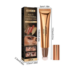 Multi Stick | Multifunctional Bronzer Pen,Face Stick Lip And Cheek Stick Moist Lips Cream Blush Professional Makeup for Perfect Look