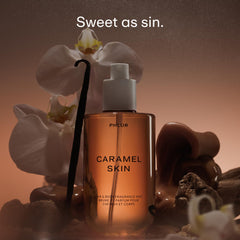 PHLUR Caramel Skin Body Mist - Hair & Body Mist for Women & Men Fragrance - Caramel Body Spray with Vanilla, Brown Sugar, Bergamot, Sandalwood & Musk (8 Fl Oz)