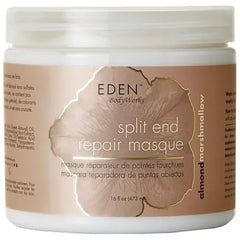 EDEN BodyWorks Almond Marshmallow Split End Repair Masque Detangle, Strengthen, & Soften Hair 16 oz
