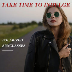 Joopin Round Polarized Sunglasses for Men Women, UV Protection Sun Glasses Small Circle Hippie Lennon Shades Sunglasses