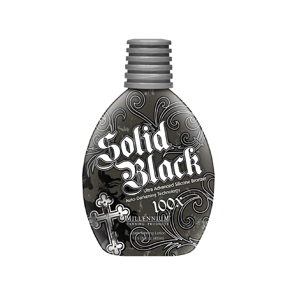 Millennium Tanning Products Millenium New Solid Black Bronzer Bed Lotion, 100X, 13.5-Ounce