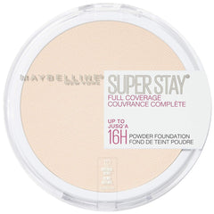 Maybelline Super Stay Full Coverage Powder Foundation Makeup, Up to 16 Hour Wear, Soft, Creamy Matte Foundation, Natural Ivory, 1 Count