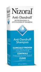 Nizoral A-D Anti-Dandruff Shampoo with Ketoconazole 1%, Dry Itchy Scalp Shampoo, 4fl. oz