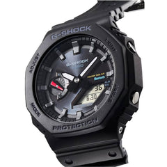 Casio G-Shock Analog-Digital World Time Watch - Grey Black