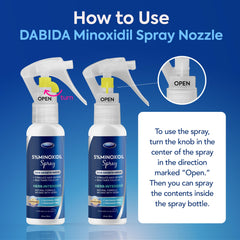 5% Minoxidil for Men, Minoxidil Spray, Minoxidil for Women Hair Growth, Minoxidil for Men Beard Growth, Hair Regrowth for Men, Minoxidil 5 Percent, Hair Loss Treatments for Women 60ml * 3bottles