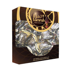 Tamrah Dark Chocolate Dates & Almonds, Delights Sweet, Premium Crunchy, Chocolate with Pure Dark Chocolate - 400 g