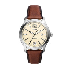 Fossil Heritage Automatic Brown LiteHide™ Leather Watch