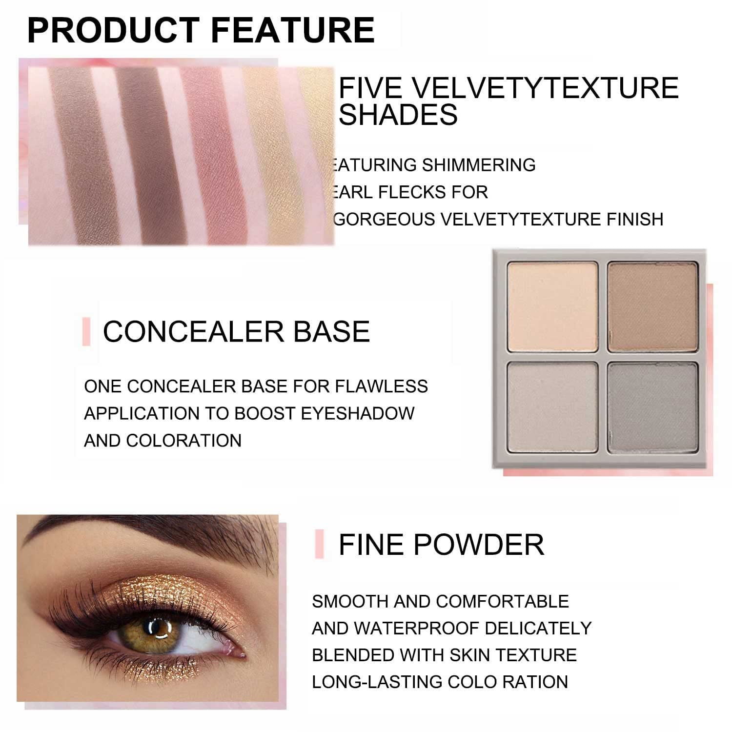 SYOSI 2Pcs Sweet Mint 10 Colors Eyeshadow Palette, Smooth Matte Eyeshadow Makeup Palette, Blendable Long Lasting Neutral Eye Palette with Professional Eyeshadow Brush (04 and 05)