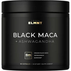 TERRA ELMNT 40x Strength Organic Black Maca Root with 15:1 Ashwagandha for Men