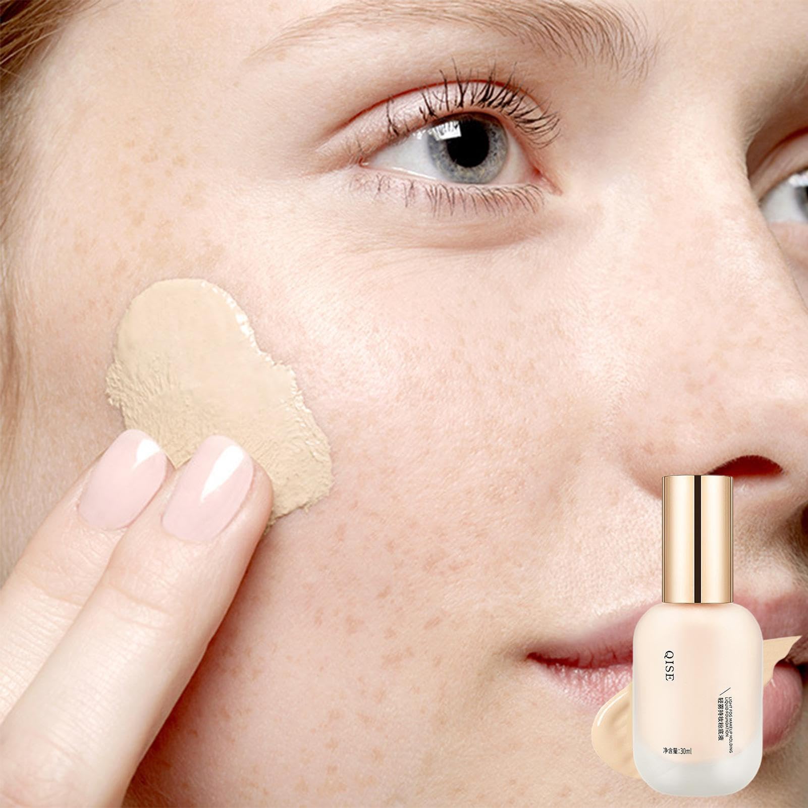 Moisturizing Foundation | High Moisturizing Foundation for Skin Brightening,Lightweight Long-lasting Foundation 30ml for Makeup, Dry Skin, Oil Skin Foundation