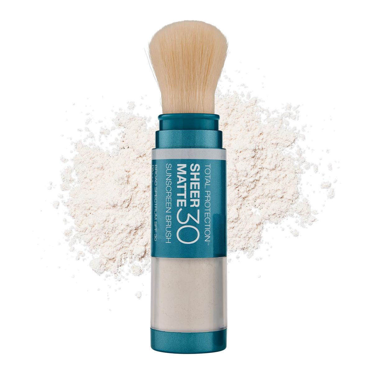 Colorescience Total Protection Sheer Matte SPF 30 Sunscreen Brush For Oily and Acne-Prone Skin, Unscented 0.15 Ounce, Powder
