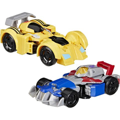 Transformers Bumblebee and Starscream Bot Racers, Easy to Change from Robot Toys to Car Toys