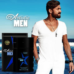 Creation Lamis Deluxe Artistic Men Eau de Toilette Perfum for Men, Oriental Fougere Long Lasting Masculine Fragrance, Body Perfume for Men - 100ml