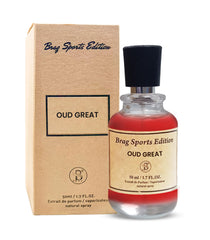 Brag Sport Edition Oud Great 1707 Extrait De Parfum 1.7 OZ | Perfumes for Men | Long Lasting Arabic Perfume | Perfect Men’s Fragrances for Special Occasions | Oud Perfume for Men | عطر رجالي | عطور