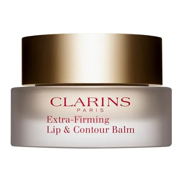 Clarins Extra Firming Lip and Contour Balm Deeply Hydrates, Softens and Repairs Dry, Chapped Lips Visibly Smoothes Fine Lines and Wrinkles Rich In Vitamin E and Antioxidants 0.5 Ounces