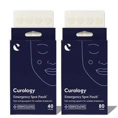 Curology Emergency Spot Pimple Patches for Face, Hydrocolloid Pimple Patches Fast-Acting Support, Spot Concealing and Oil Absorbing, 120 Count