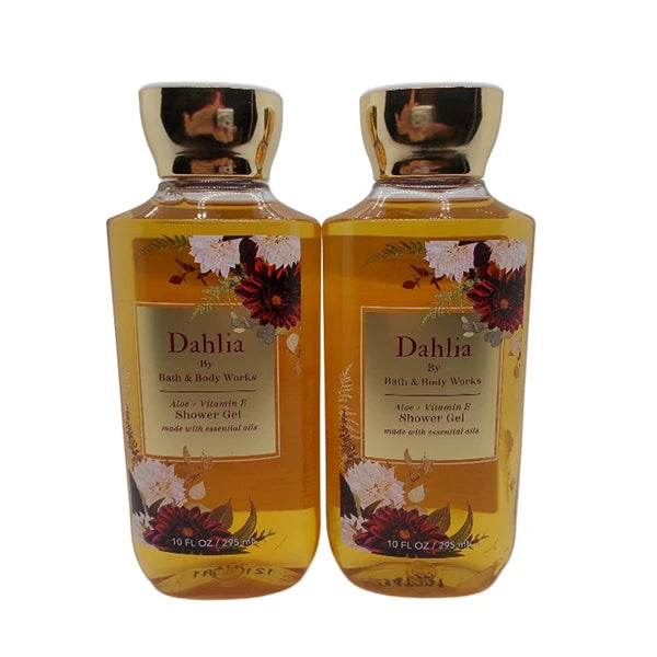 Bath & Body Works Dahlia Shower Gel Gift Sets 10 Oz 2 Pack (Dahlia) 20 ounces