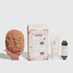 VOESH Shower & Empower Complete Body Care Set, Vitamin C Shower Filter, Exfoliating Loofah, Body Wash, Shower Care Set, Self-Care Kit, Vegan Skincare
