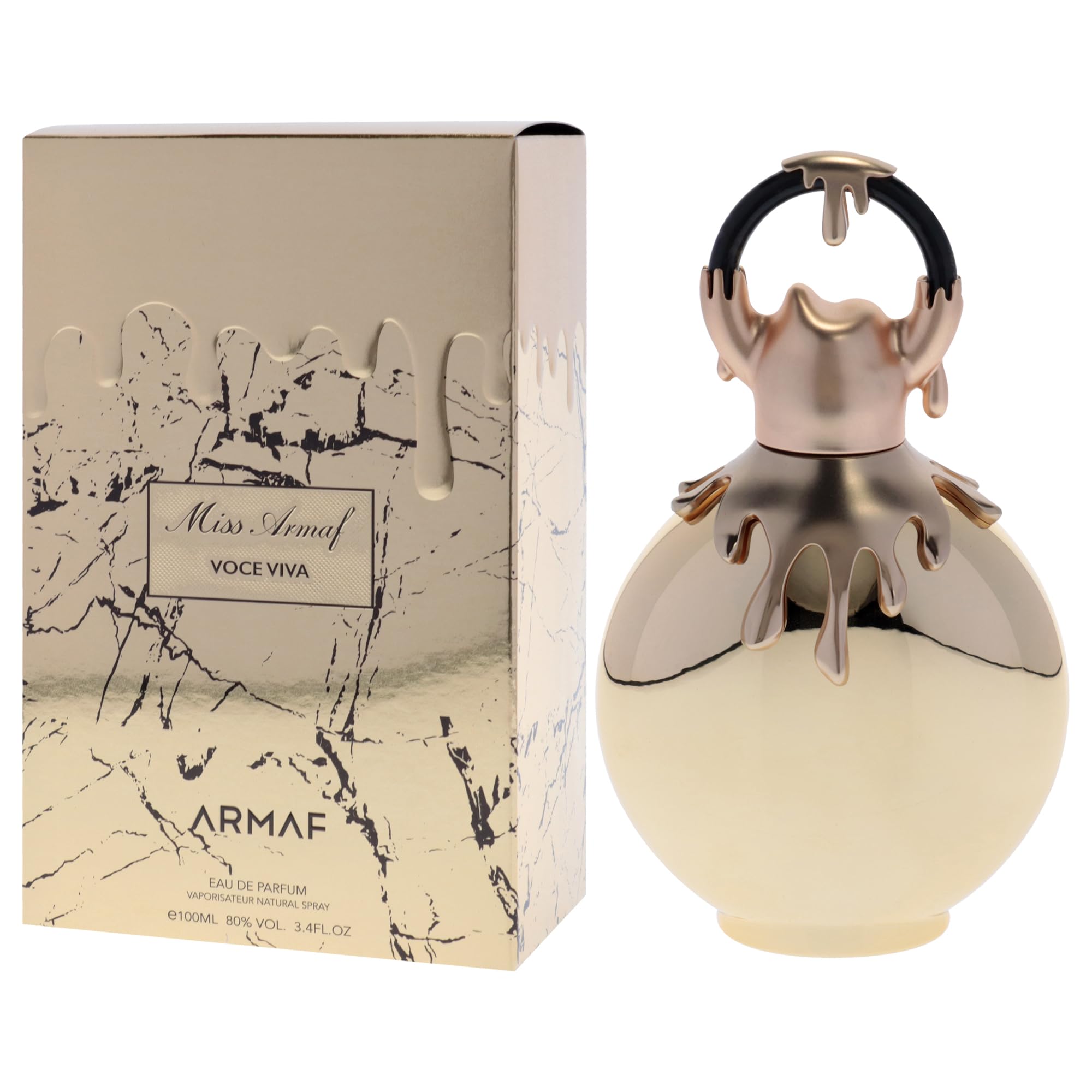 Armaf Perfume for Women Miss Armaf Voce Viva Eau De Parfum 100ml For Her, Long Lasting, Fragrance, Gold