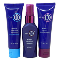 It's A 10 It's A 10 Miracle Daily Travel Set Shampoo Conditioner & Leave-in Product 2 Oz, 2 Oz