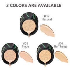 firstfly CC Cream, Mushroom Head Air Cushion CC Cream Foundation, Concealer Moisturizing BB Cream Cushion Face Makeup Matte Long Lasting Concealer Makeup Base (103# Nude)