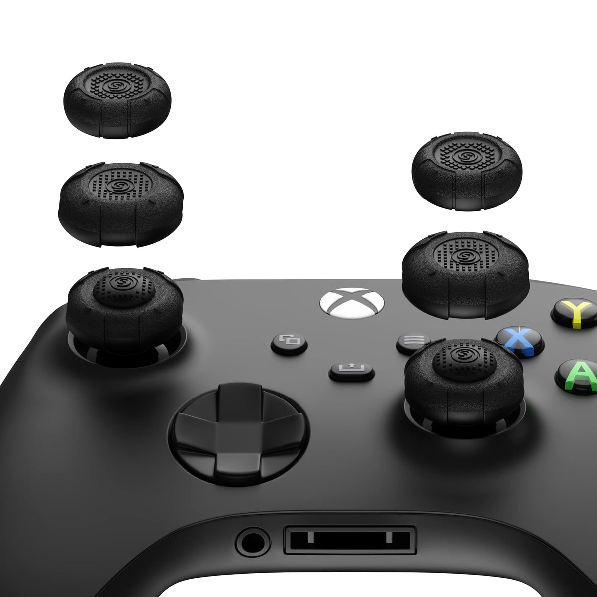 GeekShare Thumb Grip Caps for Xbox One Controller,Silicone Joystick Cover Solid Color Thumbsticks Cover Set Compatible with Xbox Series X,3 Pairs / 6 Pcs