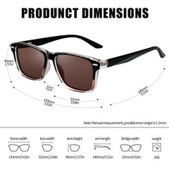 KANASTAL Polarized Sunglasses for Men Women, Classic Square Sports Sun Glasses Driving, Fashion Shades for Womens Outdoor 100% UV400 Protection